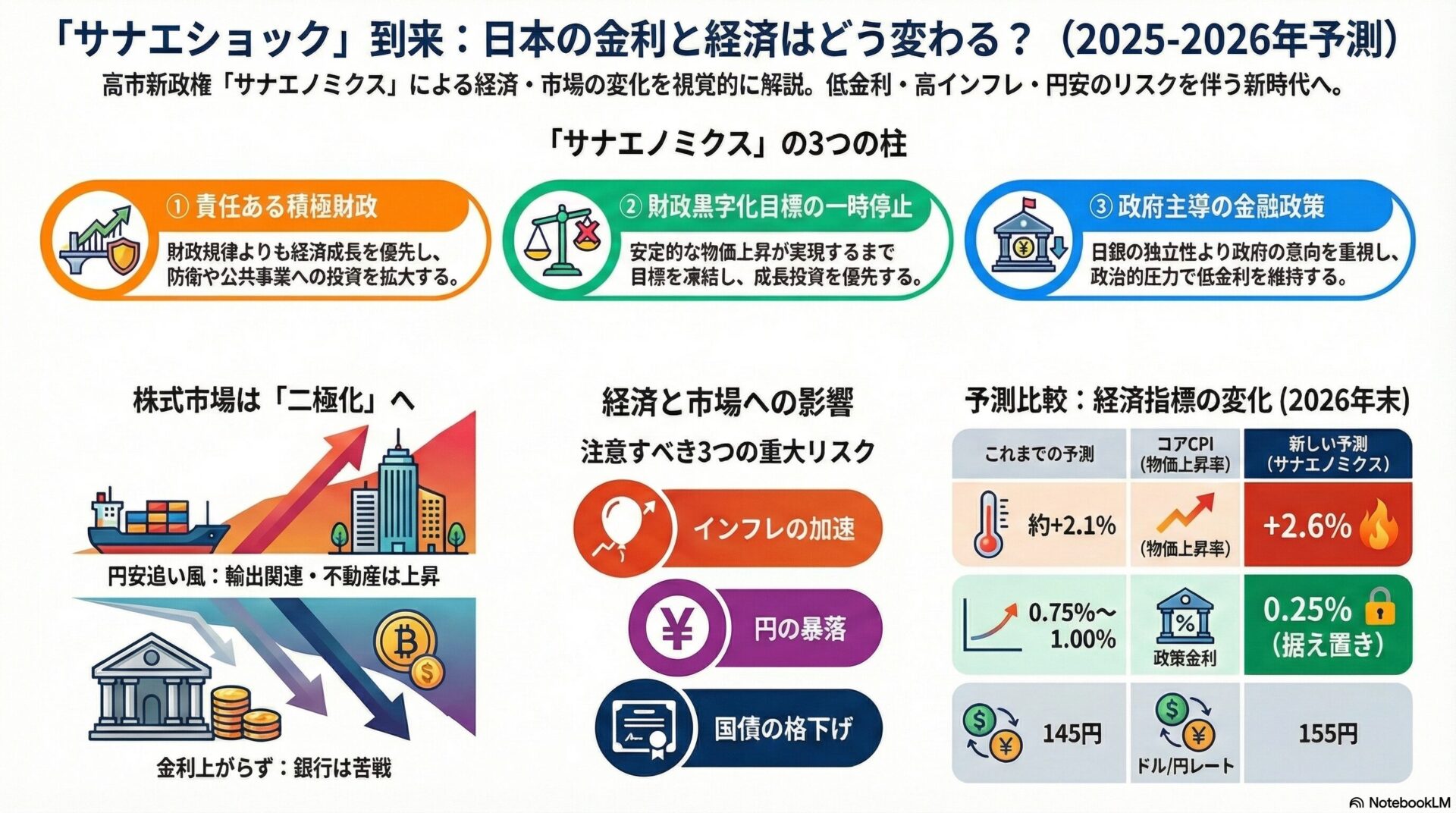 高市新総裁の誕生でどうなる？ 日本の金利のゆくえ（2025年～2026年）
