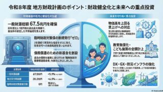 【行政分野別レポート】令和8年度地方財政計画(令和8年3月1日更新)