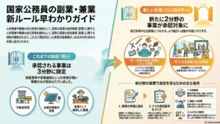 公務員の兼業規制緩和