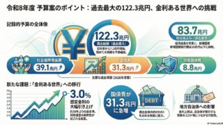 新版 予算制度 政府の令和8年度一般会計予算案の概要