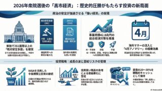 自由民主党｢絶対安定多数｣達成:高市政権圧勝に伴う株式相場の展望