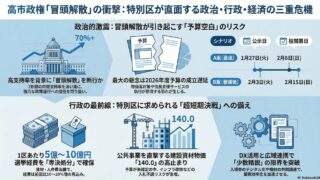 高市政権｢冒頭解散｣の衝撃:特別区が直面する政治・行政・経済の三重危機
