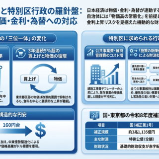 令和8年6月】物価・金利・為替動向と特別区行政の羅針盤
